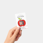 パーソナライズされた先生識別カード – Apple バッジ (手持ち)