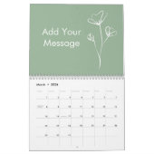 パーソナライズされた先生退職新年の贈り物 カレンダー (3月 2026)