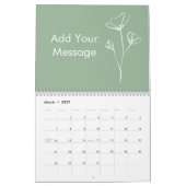 パーソナライズされた先生退職新年の贈り物 カレンダー (3月 2027)