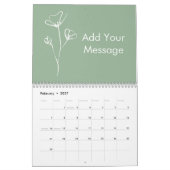 パーソナライズされた先生退職新年の贈り物 カレンダー (2月 2027)