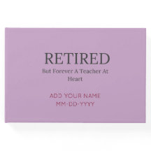 パーソナライズされた先生退職金ミニマリスト