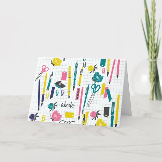 パーソナライズされた先生 カード (正面)