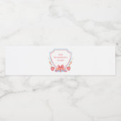 パーソナライズされた先生 |クラスルームのcrest ペットボトルラベル (シングルラベル)