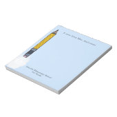 パーソナライズされた先生 ノートパッド (回転)