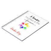 パーソナライズされた先生 ノートブック (左側)