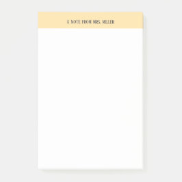 パーソナライズされた先生 ポストイット