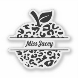 パーソナライズされた先生Apple名、カスタム先生 シール