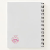 パーソナライズされた先生Apple Word Artノートブック ノートブック (裏面)