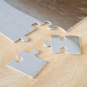 パーソナライズされた写エレガント結婚詩 ジグソーパズル (側面)