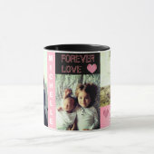 パーソナライズされた写カスタム真文字 マグカップ (中央)