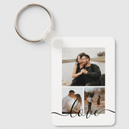 パーソナライズされた写真と文字 キーホルダー