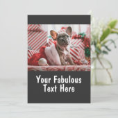 パーソナライズされた写真と文字 招待状 (スタンド正面)