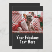 パーソナライズされた写真と文字 招待状 (正面/裏面)