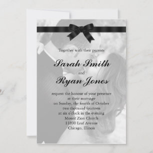 パーソナライズされた写真のウェディング 招待状