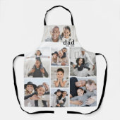 パーソナライズされた写真のコラージュ お父さん用エプロン エプロン (正面)