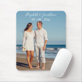 パーソナライズされた写真の目的地ウェディングイベント マウスパッド (マウス)