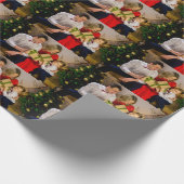 パーソナライズされた写真カスタム ラッピングペーパー (角)