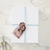 パーソナライズされた写真テンプレート ギフトタグ (より糸付き)