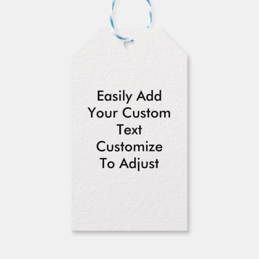 パーソナライズされた写真テンプレート ギフトタグ (裏面)