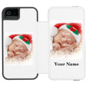 パーソナライズされた写真テンプレート INCIPIO iPhoneウォレットケース (フォリオ Open)