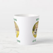 パーソナライズされた写真テンプレートfor My Dog – マイ最高の カフェラテマグ (正面)