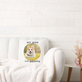 パーソナライズされた写真テンプレートfor My Dog – マイ最高の クッション