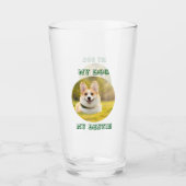 パーソナライズされた写真テンプレートfor My Dog – マイ最高の タンブラーグラス (正面)