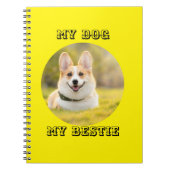 パーソナライズされた写真テンプレートfor My Dog – マイ最高の ノートブック (正面)