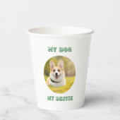 パーソナライズされた写真テンプレートfor My Dog – マイ最高の 紙コップ (裏面)