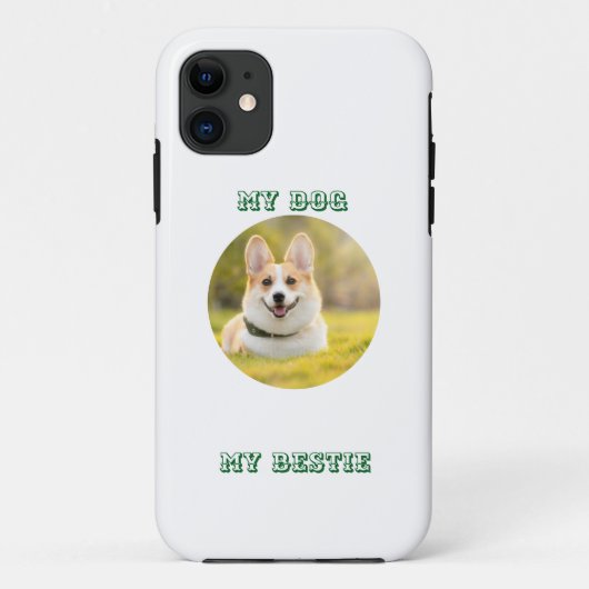 パーソナライズされた写真テンプレートfor My Dog – マイ最高の Case-Mate iPhoneケース (裏面)