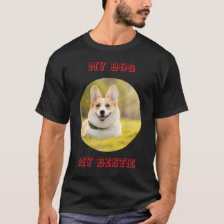 パーソナライズされた写真テンプレートfor My Dog – マイ最高の Tシャツ