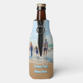 パーソナライズされた写真ボトルクールカスタム文字 ボトルクーラー (ボトル裏面)