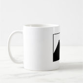 パーソナライズされた写真会社名の追加 コーヒーマグカップ (左)