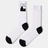 パーソナライズされた写真会社名の追加 ソックス (左)