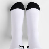 パーソナライズされた写真会社名の追加 ソックス (上部)