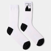 パーソナライズされた写真会社名の追加 ソックス (右)