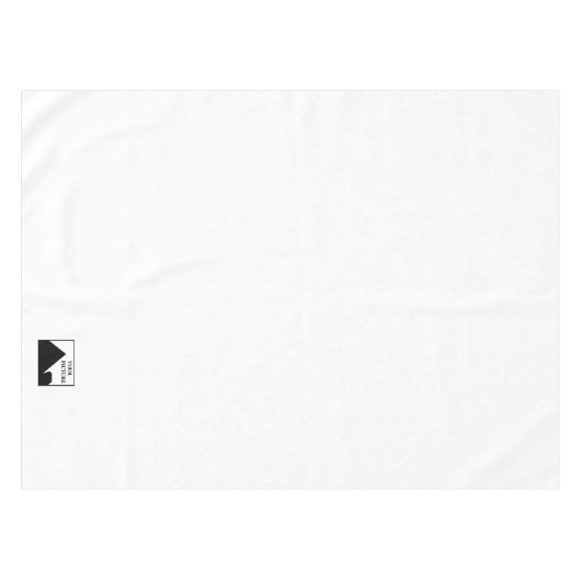 パーソナライズされた写真会社名の追加 テーブルクロス (正面(横))