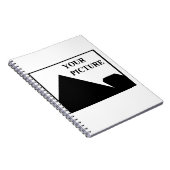 パーソナライズされた写真会社名の追加 ノートブック (右側)