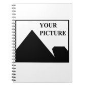 パーソナライズされた写真会社名の追加 ノートブック (正面)