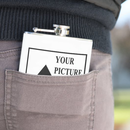 パーソナライズされた写真会社名の追加 フラスク (インサイチュ)