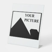 パーソナライズされた写真会社名の追加 台座サイン (正面)