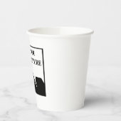 パーソナライズされた写真会社名の追加 紙コップ (左)