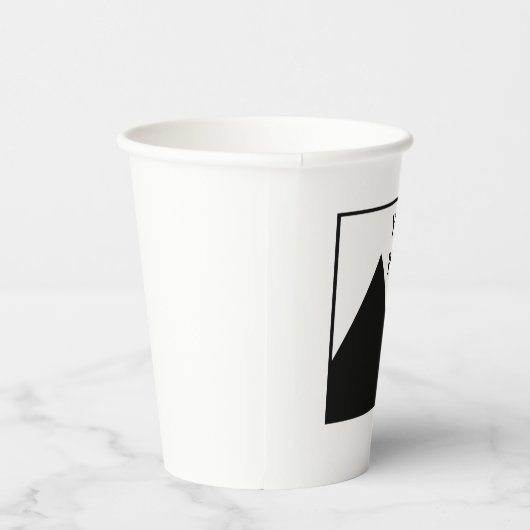 パーソナライズされた写真会社名の追加 紙コップ (右)