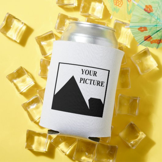 パーソナライズされた写真会社名の追加 缶クーラー (インサイチュ 夏)