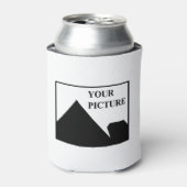 パーソナライズされた写真会社名の追加 缶クーラー (缶正面)