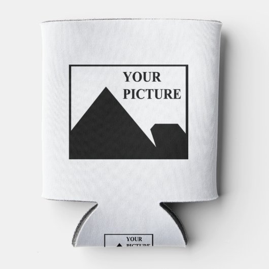 パーソナライズされた写真会社名の追加 缶クーラー (正面)