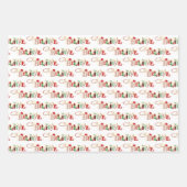 パーソナライズされた写真信じタイポグラフィ ラッピングペーパーシート (正面2)