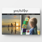 パーソナライズされた写真家族の愛の思い出2 フォトプラーク (正面)
