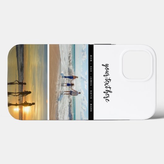 パーソナライズされた写真家族の愛の思い出2 Case-Mate iPhoneケース (裏面 (横))