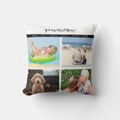 パーソナライズされた写真家族の愛の思い出8 クッション (正面)